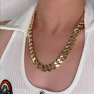 Gold Chunky Chain link women’s chain necklace